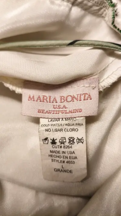 Vestido floral elegante talla L - miniatura 4