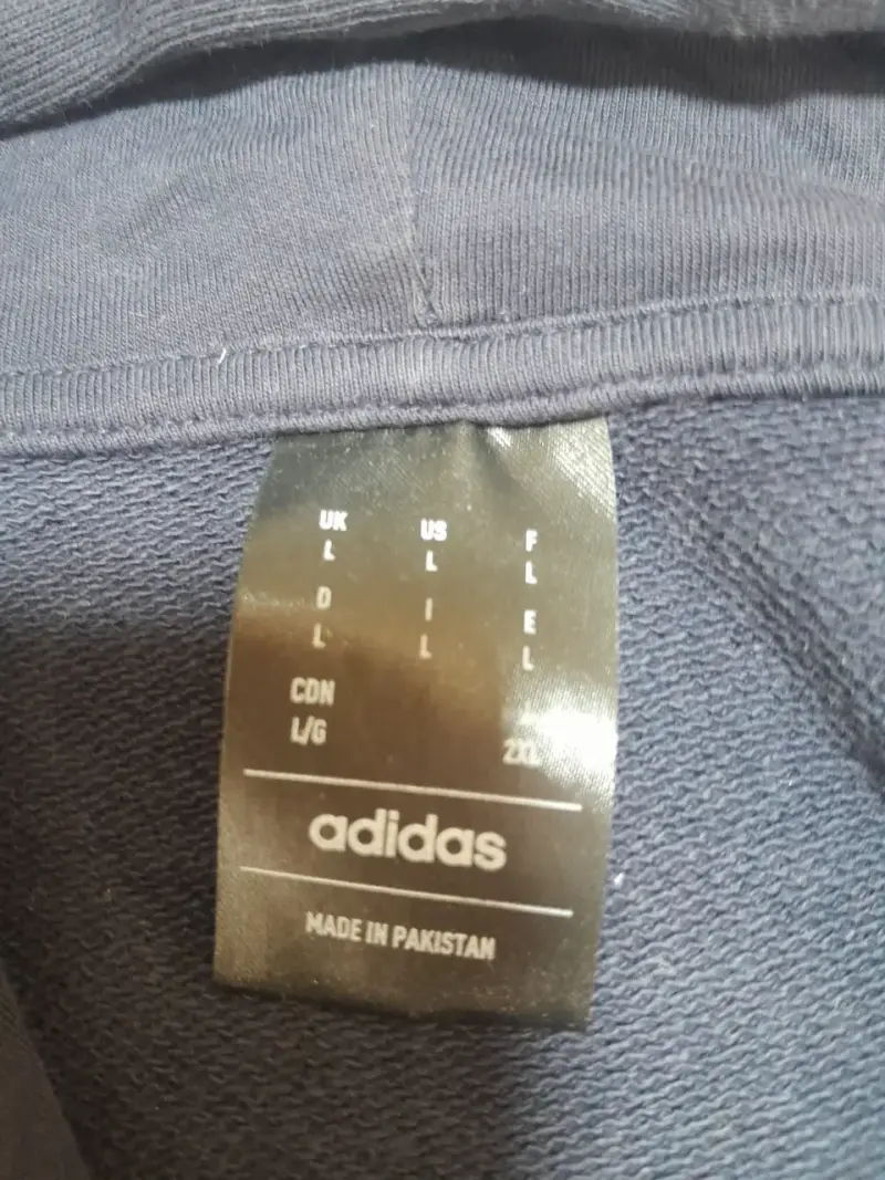 Polerón con capucha Adidas negro - 2
