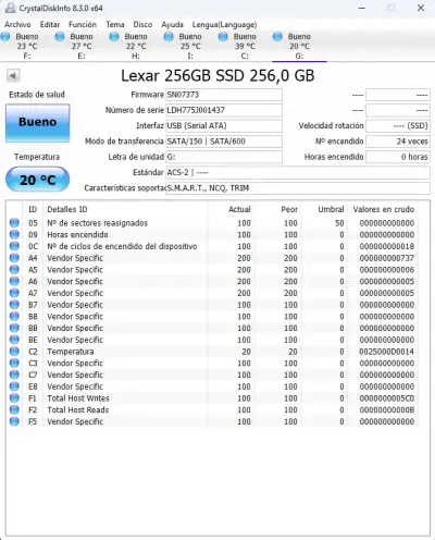Disco Solido SSD Lexar NS100 256GB - miniatura 2