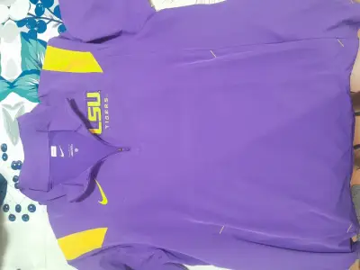 Polerón Nike LSU Tigers morado y amarillo - miniatura 1