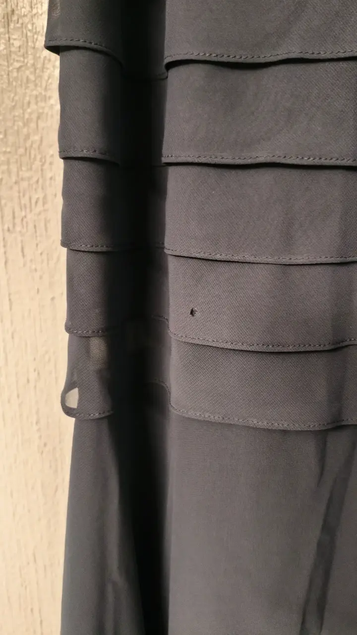 Vestido de noche azul con chaqueta - 6