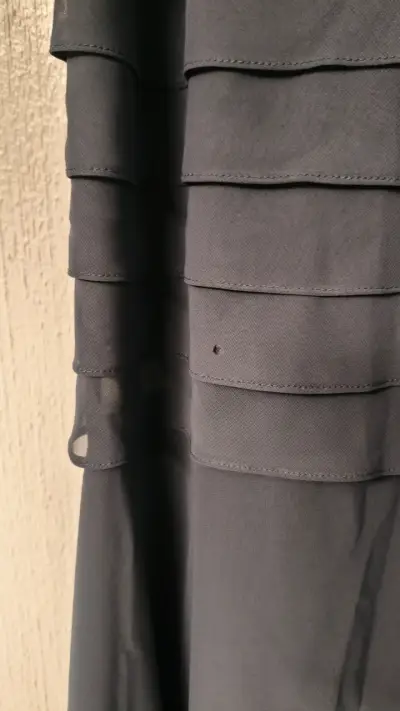 Vestido de noche azul con chaqueta - miniatura 6