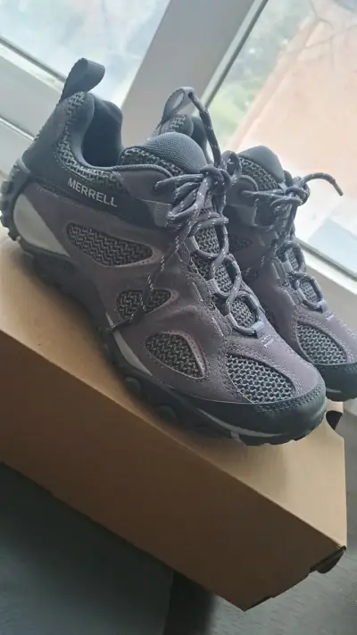 Zapatillas de trekking Merrell gris - miniatura 1