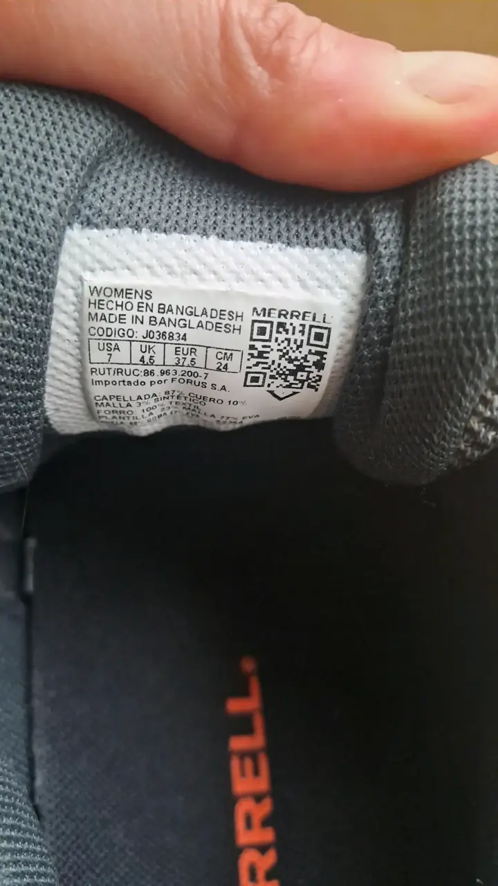 Zapatillas de trekking Merrell gris - 4