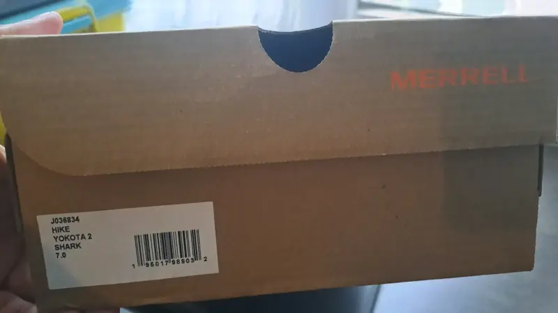 Zapatillas de trekking Merrell gris - 5
