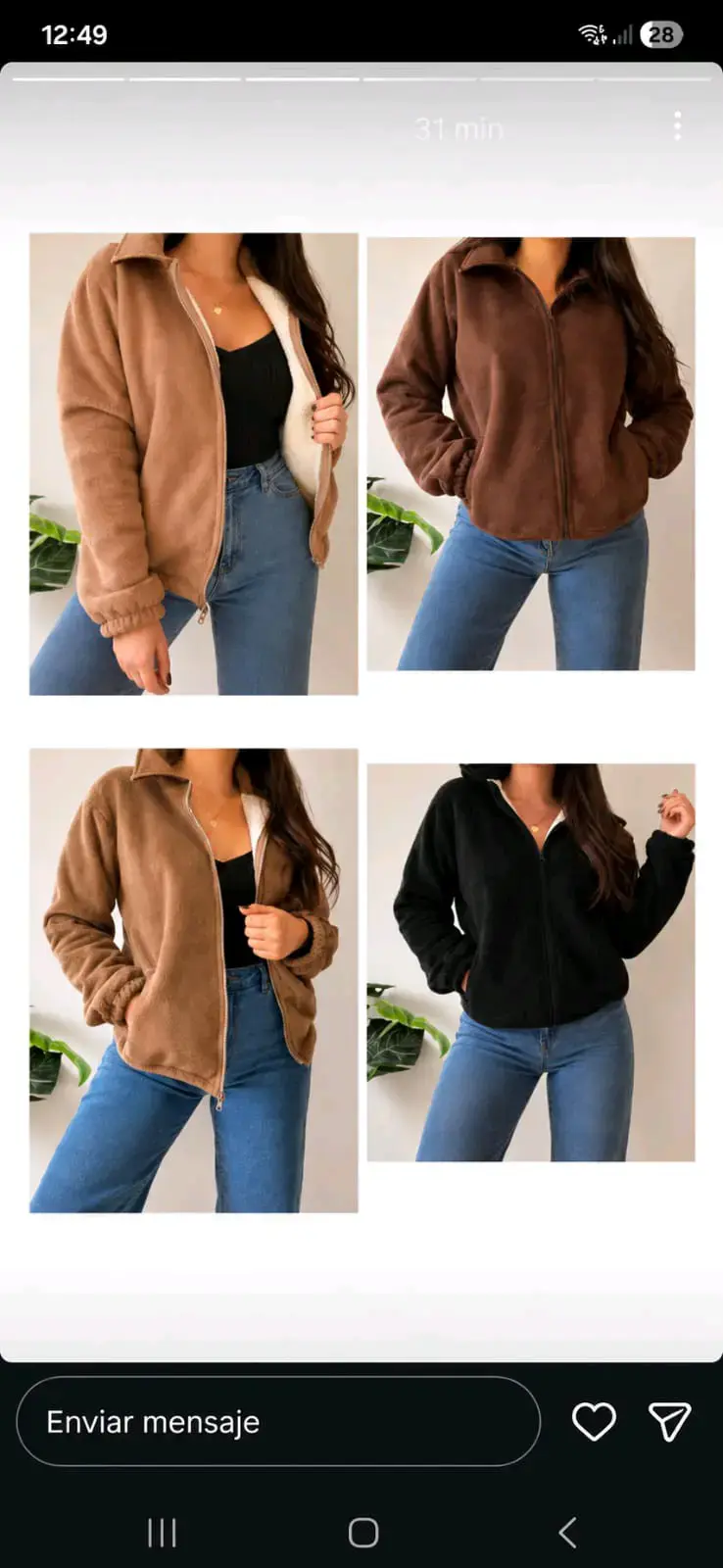 Chaqueta forrada COMPLETA !! 🤎🖤 - 1