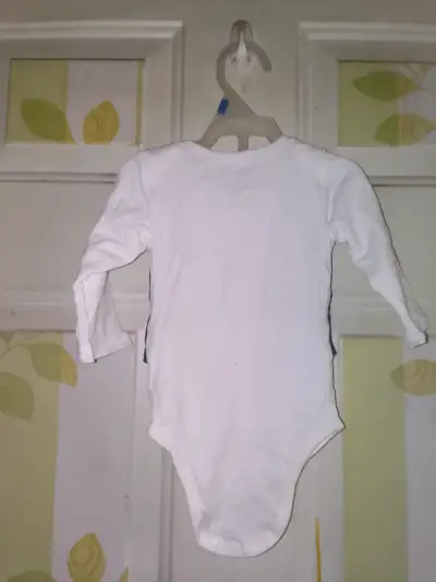 Conjunto formal para bebé azul y blanco - miniatura 2