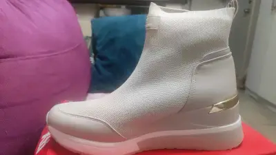 Botines Nude de mujer con plataforma - miniatura 2