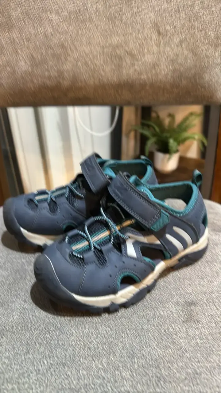 Zapatillas deportivas infantiles azul marino - 2