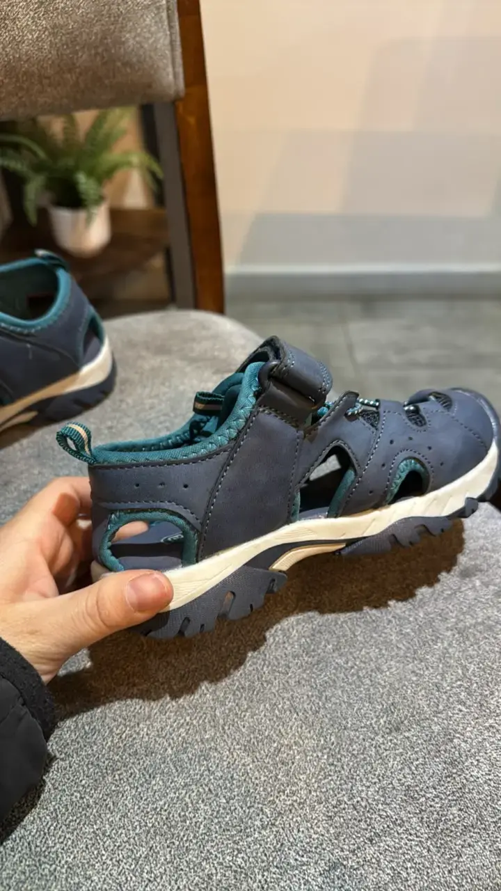 Zapatillas deportivas infantiles azul marino - 3