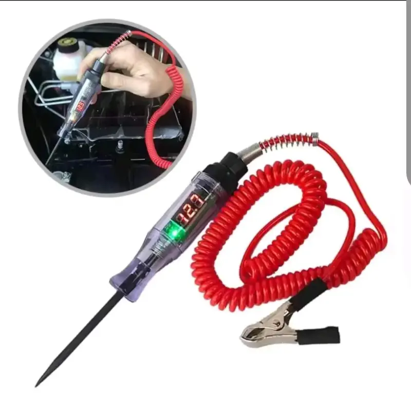 Tester de voltaje digital con pantalla LED - 1