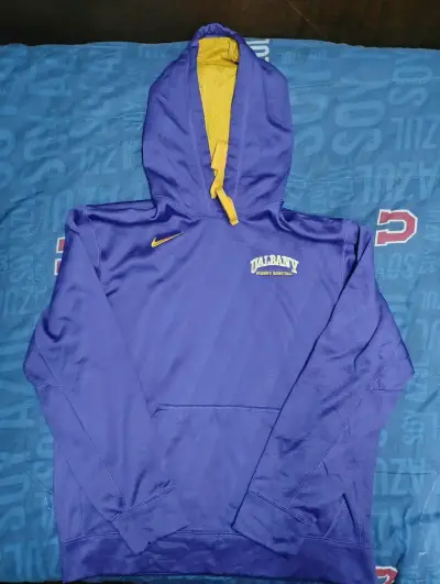 Polerón con capucha Nike UAlbany morado - miniatura 1