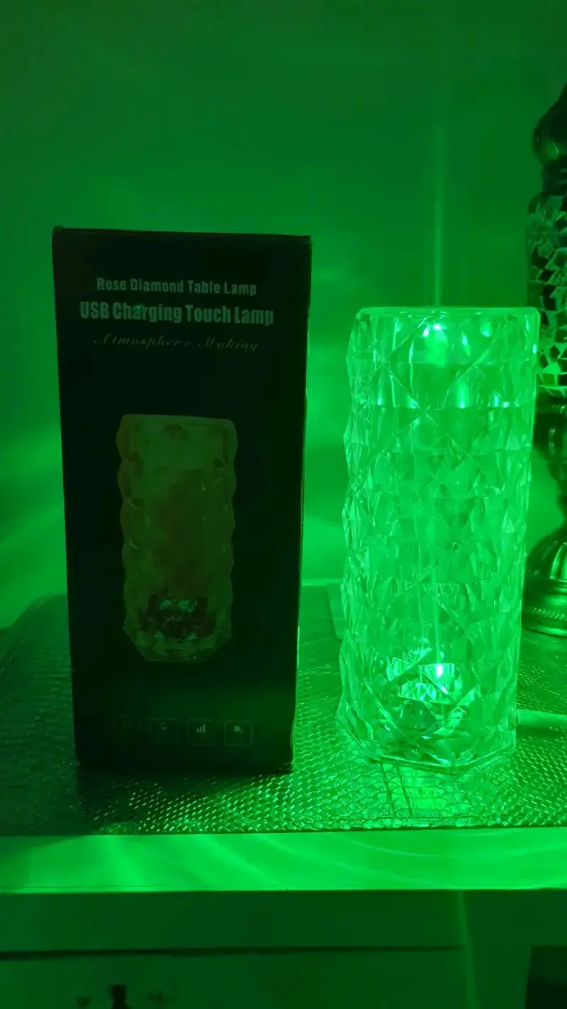 Lámpara táctil USB Rose Diamond - 2