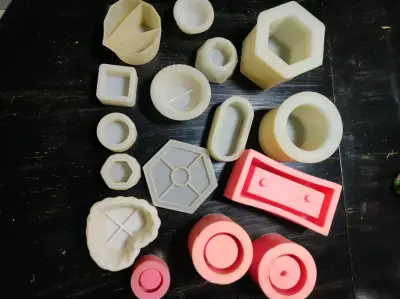 Set de moldes de silicona para manualidades - miniatura 1