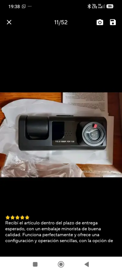 Camara interior para autos - miniatura 4