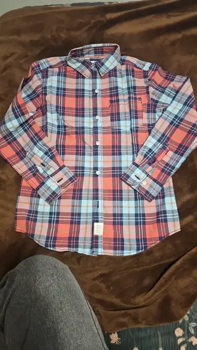 Camisa de cuadros multicolor para hombre - miniatura 1