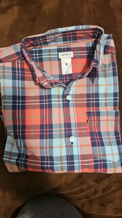Camisa de cuadros multicolor para hombre - miniatura 3