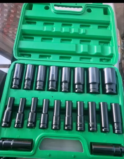 Juego de dados largos de impacto 8 a 32 Mm 20 piez - miniatura 2