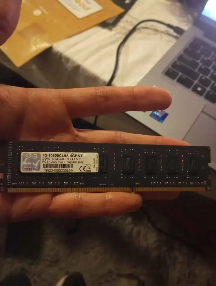Memoria RAM DDR3 4GB G.Skill 1333MHz para PC