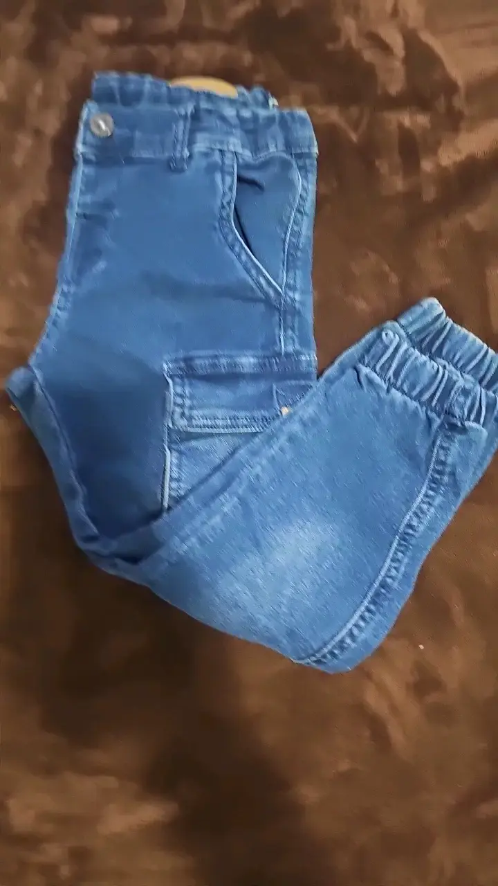 Pantalones cargo de mezclilla para niños - 3