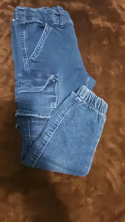 Pantalones cargo de mezclilla para niños - miniatura 5