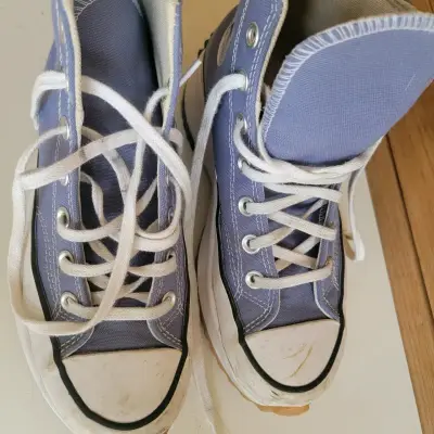 Zapatillas Converse All Star plataforma moradas - miniatura 3