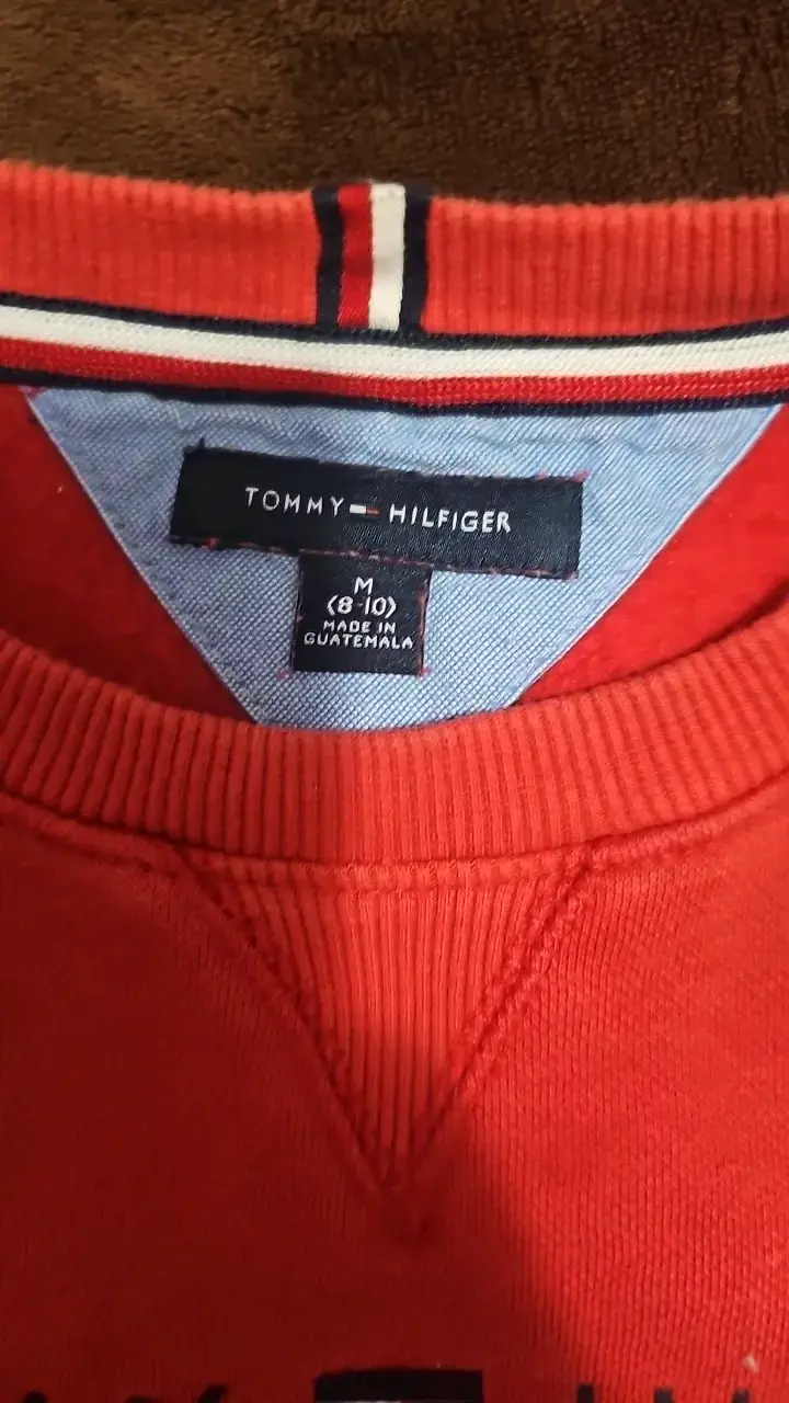 Polerón Tommy Hilfiger rojo para niño - 2