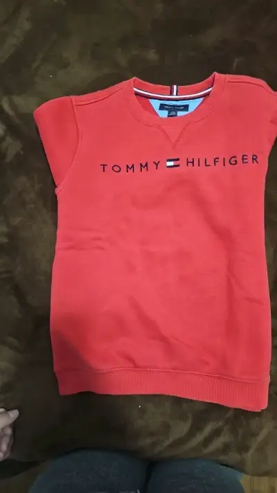 Polerón Tommy Hilfiger rojo para niño - miniatura 3