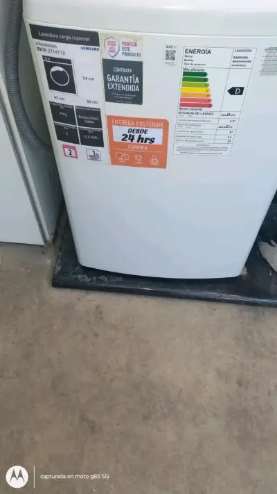 Lavadora Samsung 9 kilos en buen estado - miniatura 3