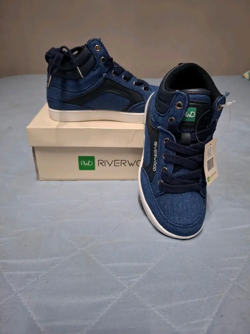 Zapatillas altas Riverwood de denim azul - 2
