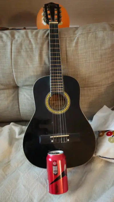Guitarra acústica para niños Mercury negra - miniatura 3