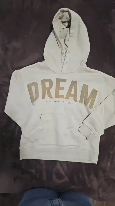 Polerón con capucha beige 'Dream' para niños - miniatura 1