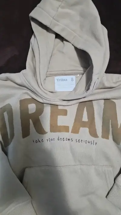 Polerón con capucha beige 'Dream' para niños - miniatura 2