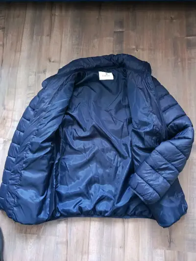 Parka azul talla S nueva - miniatura 3