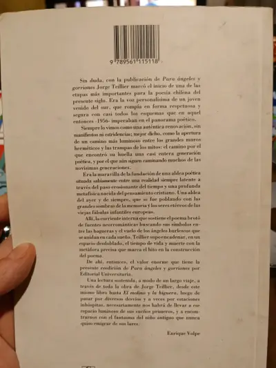 Libro 'Para Ángeles y Gorriones' de Jorge Teillier - miniatura 2