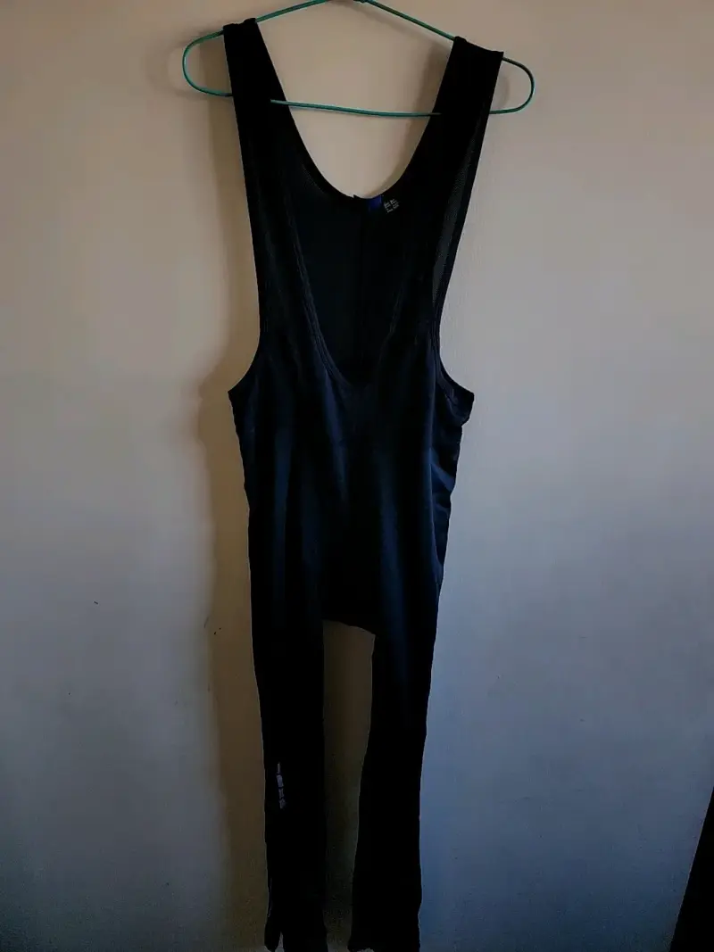 Calza de ciclismo negra para hombre