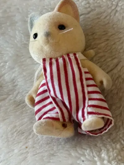Sylvanian families gatos whiskers vintage 2 unidad - miniatura 3