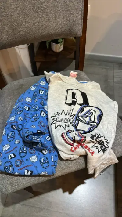 Pijama infantil Capitán América Marvel - miniatura 1