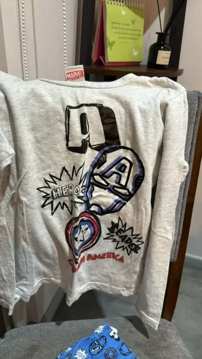 Pijama infantil Capitán América Marvel - miniatura 2