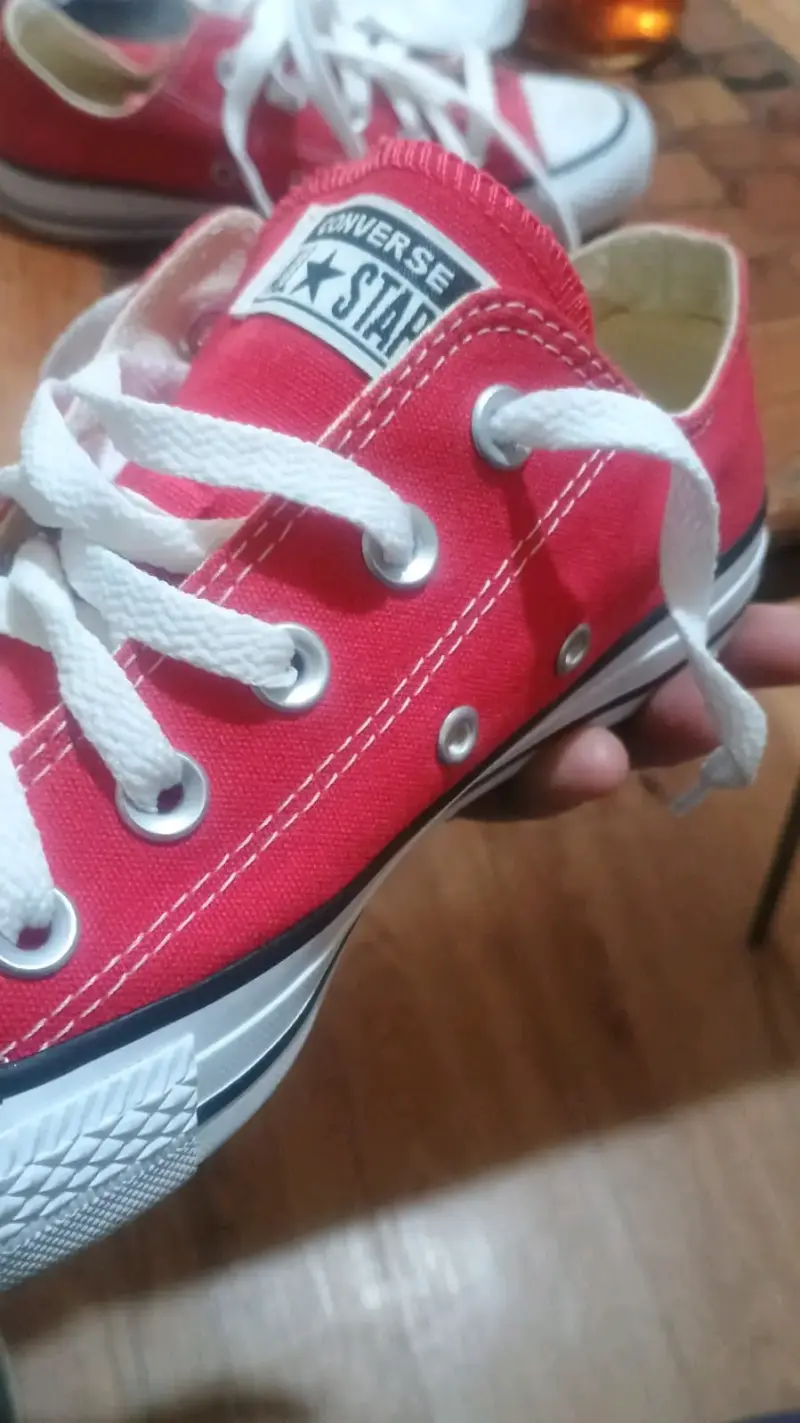 Zapatillas Converse All Star rojas clásicas - 3