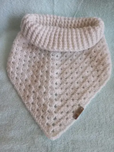 Cuello tejido multicolor para invierno - miniatura 2