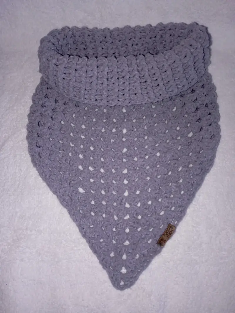Cuello tejido multicolor para invierno - 3