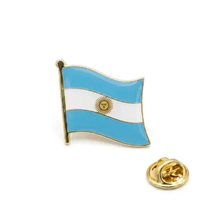 Pin de solapa bandera de Argentina - miniatura 1