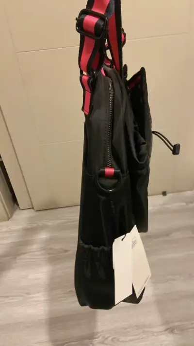Bolso negro acolchado de pádel - miniatura 2