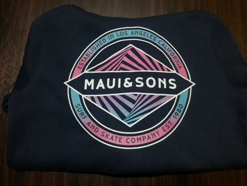 Polerón azul con capucha Maui and Sons - 4