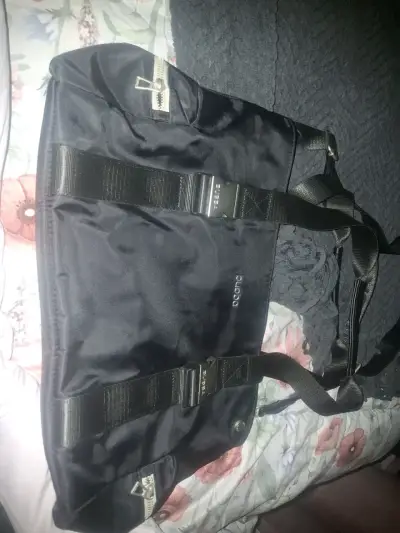 Bolso negro de nylon bubba - miniatura 1