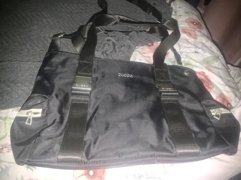 Bolso negro de nylon bubba - 2
