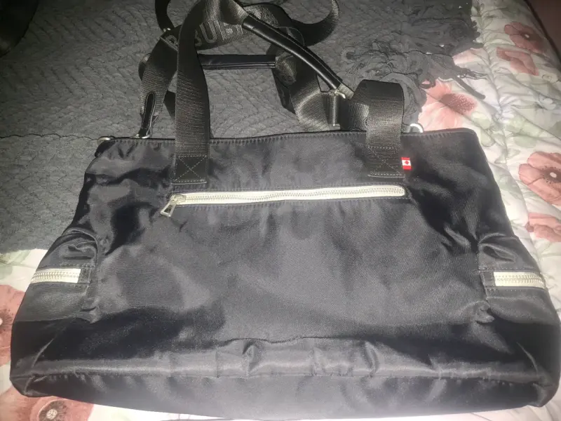 Bolso negro de nylon bubba - 3