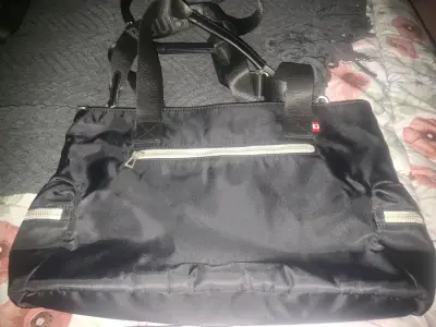 Bolso negro de nylon bubba - miniatura 3