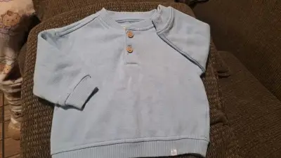Polera blanca de niño con botones - miniatura 5